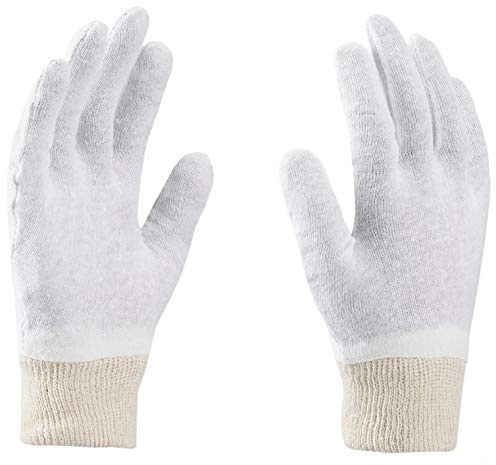 3Kamido Baumwollhandschuhe, SOFT Handschuhe, Medizinische, kosmetische Handschuhe, Weiß, Schonend und delicate für die Hand (7 (12 paar), Weiß)