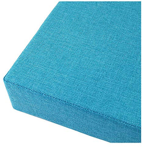 Dickes Schaumstoff-Bankkissen, 5 cm dick, Bank-Auflage, waschbar, für Innen- und Außenbereich, Möbel-Sitzkissen Bankauflage Bankkissen Auflage,Bierbankauflage-Lake Blue 180x40x5cm(71x16x2in)