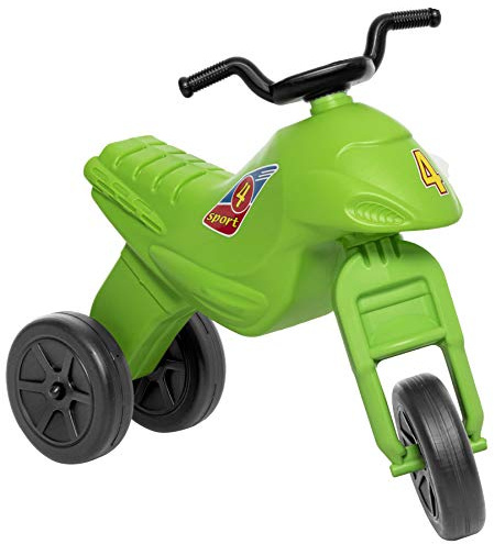 Dohany Rutscher Motorrad Maxi 4 | Kinder Laufrad ab 3 Jahre | Grün | Robustes Lauflernrad & Kinderfahrzeug für Jungen & Mädchen. Indoor & Outdoor Rutschauto mit breiten Reifen, bis 50kg.