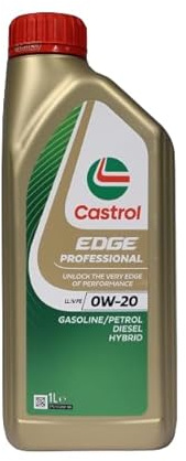 Olio motore 0w20 benzina diesel lubrificante Castrol Edge Professional LL IV FE 0W-20 con Portachiavi Cavatappi conf. 2x1lt