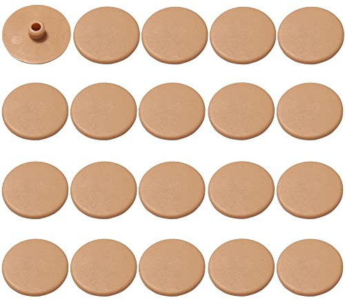 cyclingcolors 20x Abdeckkappen braun Kiefer schraubenkappen Innensechskant Zylinderschrauben Schutzkappen CHC FHC SW4