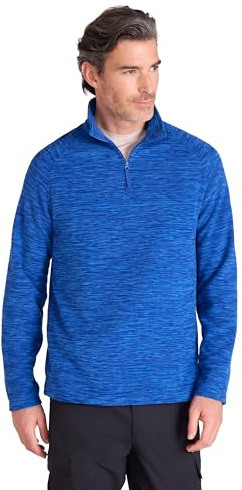 Mountain Warehouse Snowdon Mens Half-Zip Fleece Jumper Cobalt XL