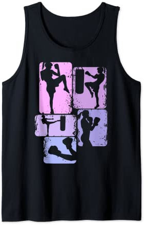 Kickboxen Kickboxer Taekwondo Karate Mädchen Frauen Tank Top