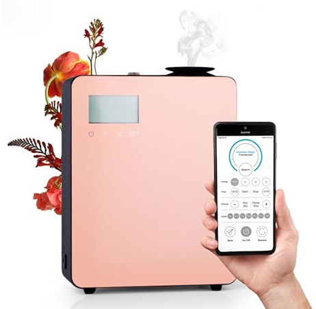 Ombiance Diffusore di Oli Essenziali Elettrico Professionale - Diffusore di Fragranze per Ambienti | Deodorante per Ambienti | Aromaterapia per Spazi Grandi, Negozio, Hotel 1000m³