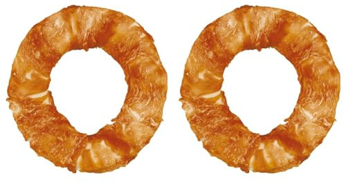 Denta Fun Chicken Chewing Ring, ø 20 cm, 225 g (Packung mit 2)