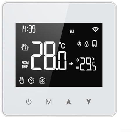 SPORTARC Smart für Tuya WiFi Thermostat, Home Programmierbare LCD Touchscreen Thermostat, Gas Boiler Temperaturregler APP Fernbedienung