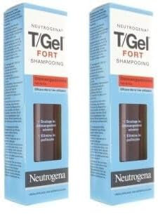 Neutrogena Champú T/Gel Fuerte (frasco de 250 ml) – Champú antipicazón severa y anticaspa – Eficaz desde la 1ª semana de uso (Paquete de 2)