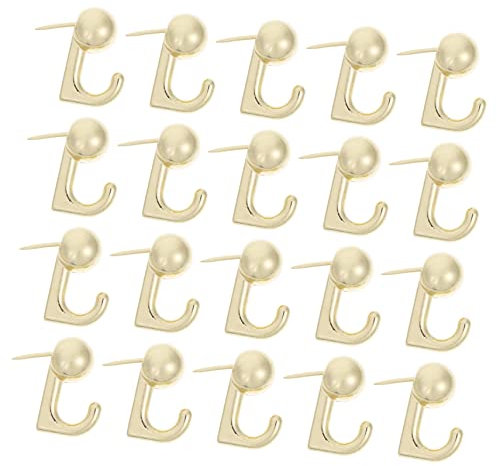 WATIIFUFU 20stücke Dekorative Wand-pinnnadeln Metall Push Pin Haken Für Bilder Schlüssel Und Notizen Für Zuhause Büro Und Schule