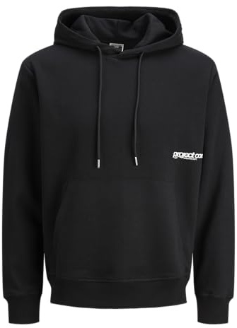JACK & JONES Jcounion Minimal Print Sweat Hood Uomo