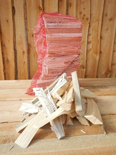 30 Kg Anfeuerholz Feuerschale Kaminanzünder Holzstücke Holzscheite