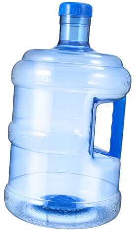 BESPORTBLE Bouteille d'eau D'extérieur 5l en Pet Épais Poignée Étanche Réservoir d'eau Portable pour Camping Randonnée Pique-niques Activités Plein Air