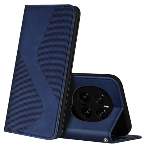 ZONNAVI Hülle für Honor Magic 7 Pro 5G, PU Leder Handyhülle mit Kartenfächer und Standfunktion, Lederhülle Flip Wallet Case Schutzhülle für Honor Magic 7 Pro 5G (Blau)