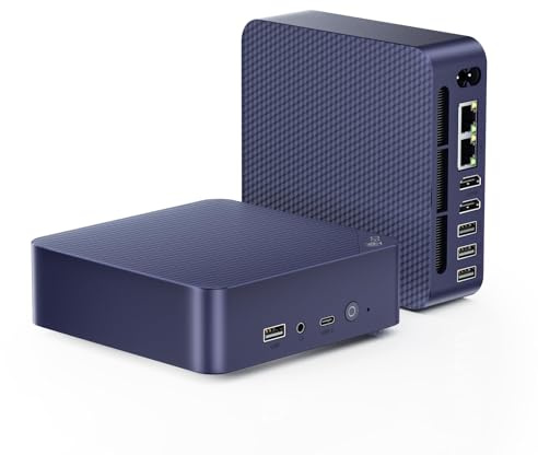 Beelink EQ14 Mini PC, Intel Twin Lake N150 4C/4T 3.6GHz Processor Mini Computer Windows 11 Home, 16G DDR4 500GB M.2 SSD Mini Desktop PC 4K Dual Display, HDMI/ WiFi6/BT5.2/Dual 2.5G LAN