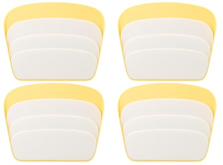 NHQZ Lot de 4 Porte-Cartes en ABS – Support Anti-dérapant Jusqu’à 15 Cartes, Mains Libres pour Uno, Poker, Bridge, Rami – Accessoire Pratique pour Jeux de Cartes