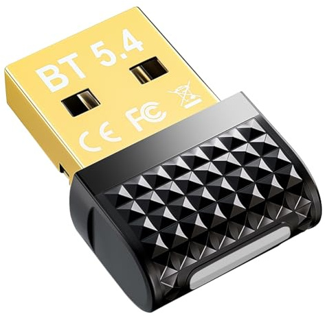 Puthernm Ricevitore del Trasmettitore Adattatore Bluetooth USB +BLE BT5.4 Adattatore Dongle Wireless Audio Wireless per PC per Laptop