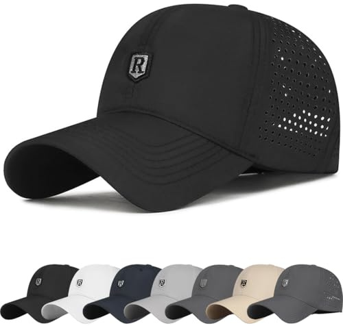 DURINM Cappello da Baseball Traspirante Cappellino Uomo con Visiera Origins Baseball Casual Traspirante Ultraleggero Pieghevole Sport all'Aria Aperta Cappellini Estivo da Viaggio Regolabile