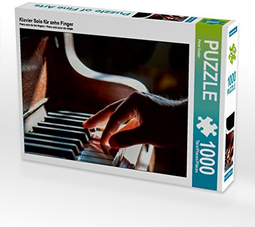 CALVENDO Puzzle Klavier Solo für zehn Finger | 1000 Teile Lege-Größe 64 x 48 cm Foto-Puzzle für glückliche Stunden