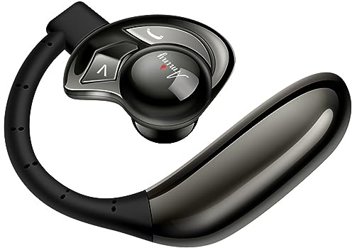 AMINY UFO Bluetooth Headset Wireless Bluetooth Earpiece-Compatible with Android/iPhone/Smartphones/Laptop-16 Hrs Playing Time V5.0 Bluetooth Earbuds Wireless Headphones with Noise Cancelling Mic