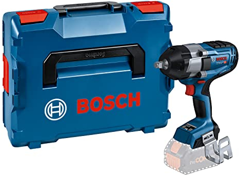 Bosch Professional 18V System BITURBO Akku Drehschlagschrauber GDS 18V-1000 (inkl. Leiterclip, Einlage, L-BOXX, ohne Akku/ Ladegerät)