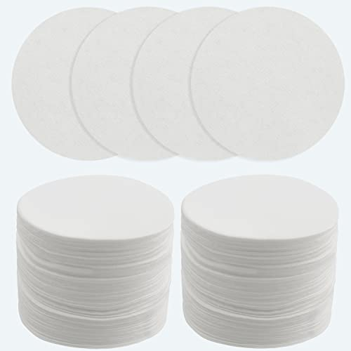400 Pcs Filter Paper Compatible with Aeropress, 6.4cm/2.5inch in Diameter White Coffee Filters Round Replacement Compatible with Aeropress Coffee and Espresso Makers