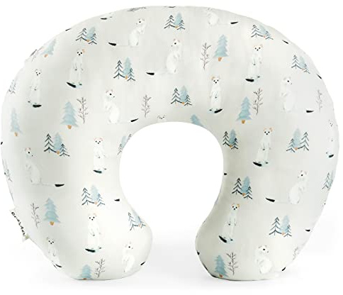 GRSSDER Federa per cuscino da allattamento Stretchy Minky, removibile, per cuscino da allattamento, ultra morbida, confortevole, per bambini e ragazze, simpatico motivo Wild Forest Mongoose