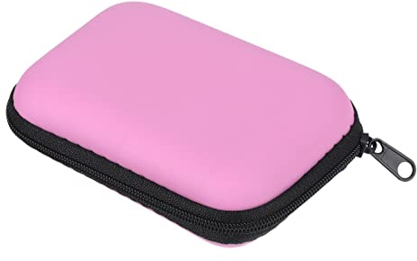 PATIKIL Dardos Estuche, Multifuncional EVA Dardos Transporte Almacenamiento con Malla Bolsillos para Dardos, Puntas, Paletas, Accesorios, Rosa