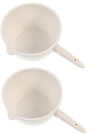 BUGUUYO Verdampfungsschale Labor 150 Ml Mit Griff Porzellan Abdampfschale Hitzebeständig Korrosionsbeständig Für Schule Labor Und Haushalt
