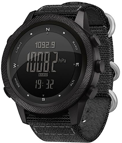 KOSINGNA Multifunctional Digital Watch Men Outdoor Sports Running Swimming Outdoor Sport Watches Altimeter Barometer Compass Waterproof