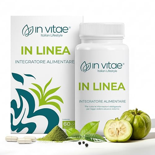 IN VITAE In Linea Integratore Garcinia Cambogia Tè Verde Glucomannano