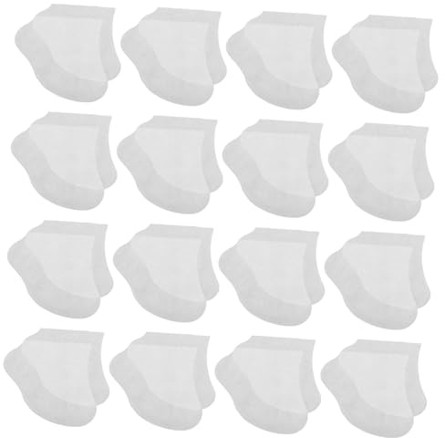 Hohopeti 50 Paare Fußpflege Fußabdeckungen aus Hydrophilem Vliesstoff Atmungsaktive Praktische Fußmasken socken für Salon Heimgebrauch Weiß Hautfreundlich Einfache Anwendung