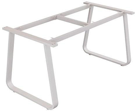 XLIHAWY Robuste Tischbeine Aus Metall, Modern Industriell Tischgestell Aus Stahl, Möbelbeine Zum Selberbauen Für Esstisch Küche Schreibtisch Konsole(Weiß,140x60x72cm)