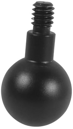 Fiocias Adaptateur Tête Boule 20mm Support Vis 1/4 Accessoire Conversion Photographie Fixation Universelle Métal Installation Discrète Adapté, Court