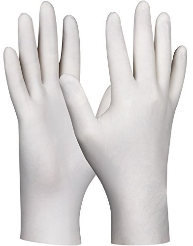 GEBOL 709622 Latex Einweghandschuh ungepudert, 80 Stück, Größe L