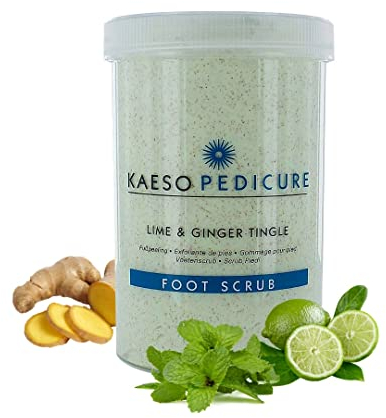 Kaeso Foot Scrub, Lime and Ginger Tingle, 1200 ml