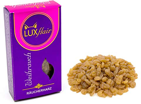 Premium Weihrauch zum Räuchern und Verbrennen, 50g reines Harz grob gemahlen, Räucherwerk verwendbar auf Räucherkohle oder Räuchersieb