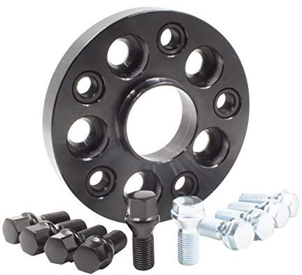 Wheel Accessories Parts 1 Pc Hub Centric European Wheel Spacer with 20mm Thick 5x120mm PCD 72.56mm Hub M14 x 1.25 Black Bolts Fits BMW 2, 3, 4, 5, 6, 7 Series M2, M3, M4, M5, M6, X3, X4, Z4