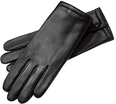 Roeckl Glacéklassiker Kaschmir Lederhandschuhe für Herren - Schwarz (0) - 21,5 cm (8)