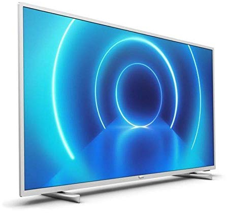 Philips TV 58PUS7555/12 Fernseher 146 cm (58 Zoll) LED TV (4K UHD, P5 Perfect Picture Engine, Dolby Vision, Dolby Atmos, HDR 10+, Saphi Smart TV, HDMI, USB) Mittelsilber [Modelljahr 2020]