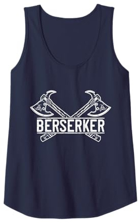 Viking Berserker Warrior Axe Valhalla Norse Mythology Nordic Canotta