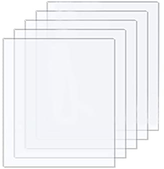 DARENYI 5 Pezzi Lastre in Plexiglass 2mm Fogli Acrilici Trasparente per Decorazione Domestica, Display, Cornice, Pittura (18 x 13 cm)