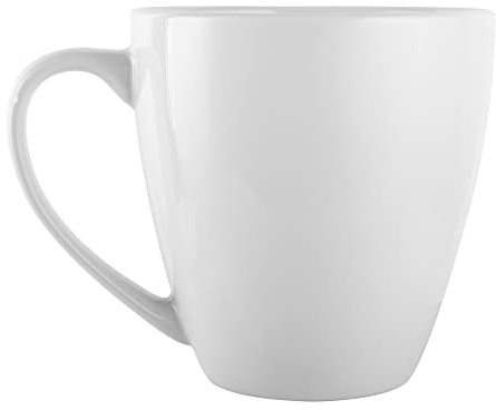 CAILIDE 39oz Large Coffee Mug Ceramic Tea Cup for Office and Home Big Capacity with Handle Also for Soup, Cereal and Salad (White)