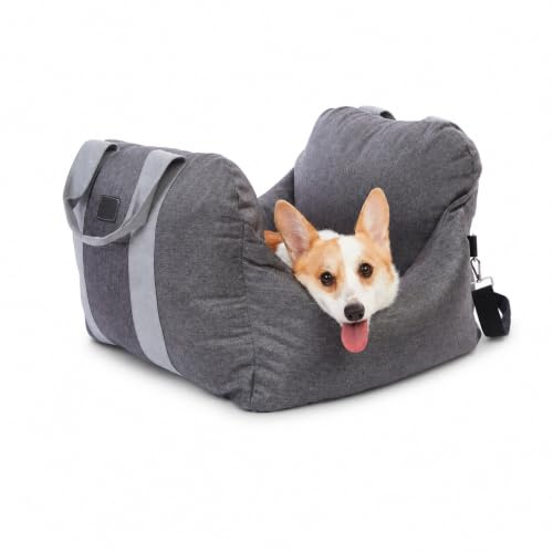PET AWESOME Dog Car Seat, Puppy Booster Seat, Travel Carrier Bed for Small and Medium Pets