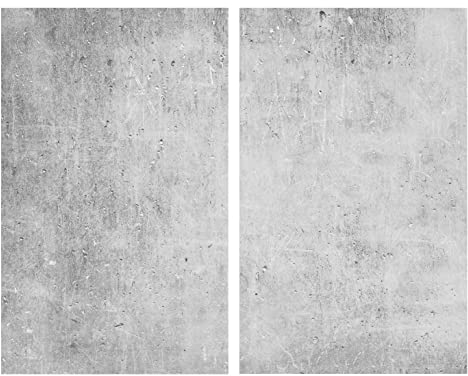 Wenko 53872100 Lot de 2 cache-plaques de cuisson en béton trempé Multicolore