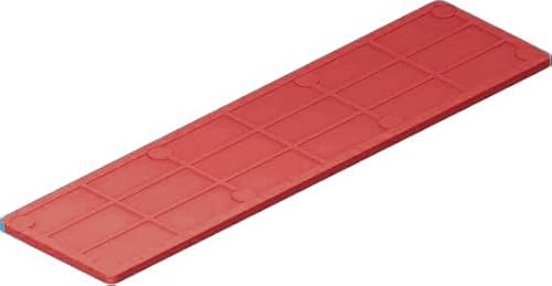 Roto TS12247 GLAS-TEC GL-NM Glazing block, red, 100 x 30 x 3 mm