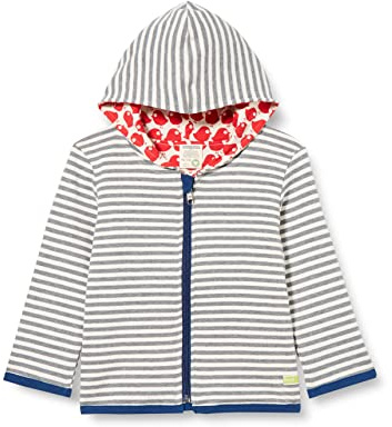 loud + proud Unisex Kinder Wendejacke Ringel, Gots Zertifiziert Wendejacke