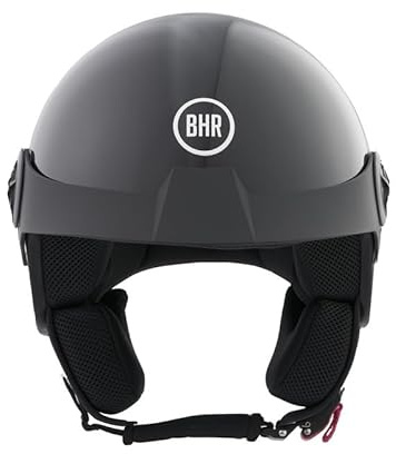 BHR Casco Demi-Jet, Casco Scooter 833 PEAK | Omologato ECE 22.06, Leggero e Compatto, Peso e Dimensioni ridotte e Design Minimal per la Massima Funzionalità, Uomo e Donna