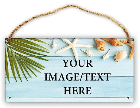 Cartelli in Legno Personalizzati - Cartelli per Porte e Garage all'Aperto - Cartello di Benvenuto Personalizzato