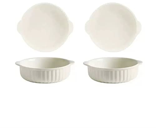 Lasagnera Teglia da forno con due orecchie Teglia piccola in ceramica Friggitrice ad aria Forno Teglia da forno Teglia for lasagne Cottura al forno Ciotola di riso Insalatiera Teglie da Forno (Size :