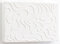 Tapa de Contador Pintada a Mano, Minimalista, Toda en Blanco, con Relieve, 37x22x4 cm (41x26x6 cm medida exterior) Ondas, 100% Original, Incluye Tornillos y Tacos para la Pared