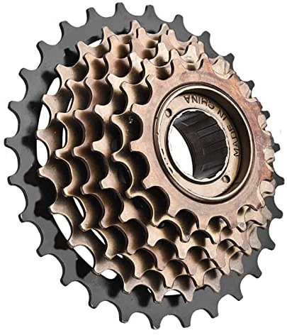 Vélo de route à cassette à 7 vitesses, pignon de roue libres de vélo, accessoire de remplacement de cassette de roue libres de chaîne à 7 vitesses, 4,5 * 4,5 pouces